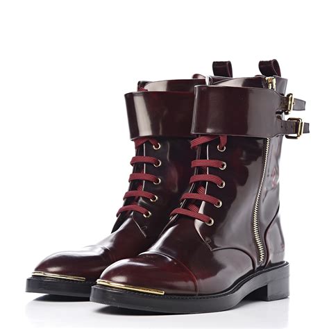 louis vuitton military boots